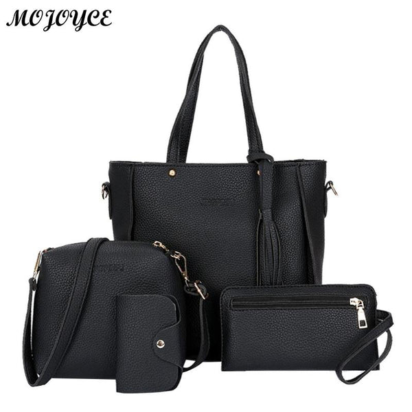Leather Tassels Women Shouder Bag Tote