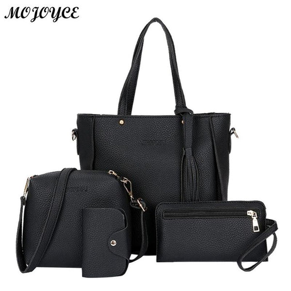 Leather Tassels Women Shouder Bag Tote
