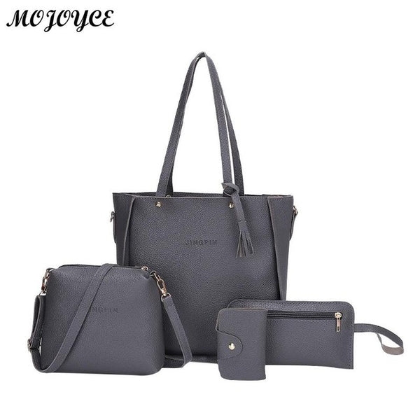 Leather Tassels Women Shouder Bag Tote