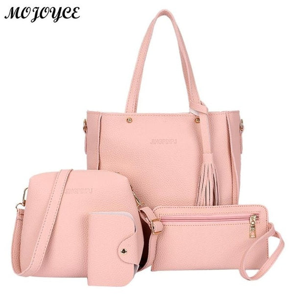 Leather Tassels Women Shouder Bag Tote