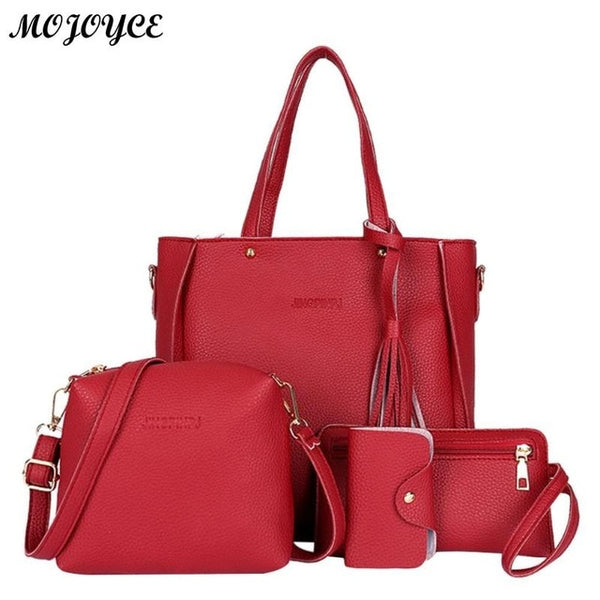 Leather Tassels Women Shouder Bag Tote