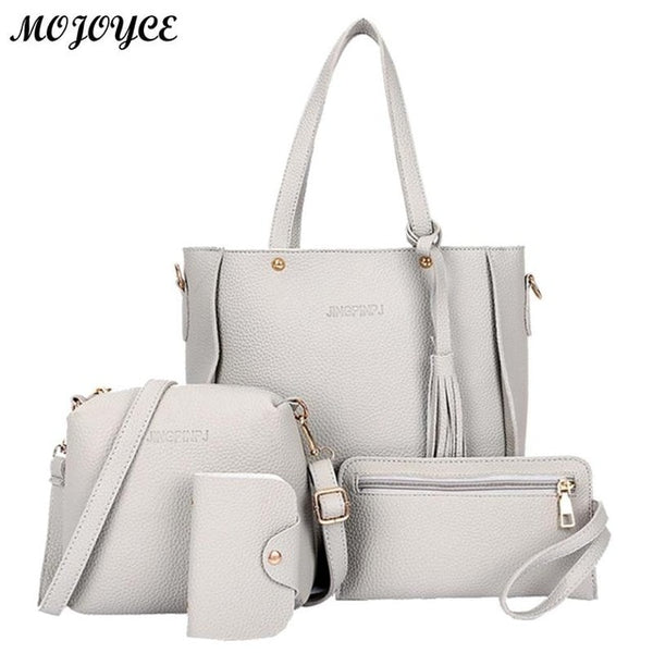 Leather Tassels Women Shouder Bag Tote