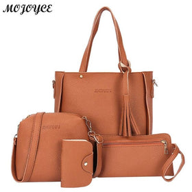 Leather Tassels Women Shouder Bag Tote