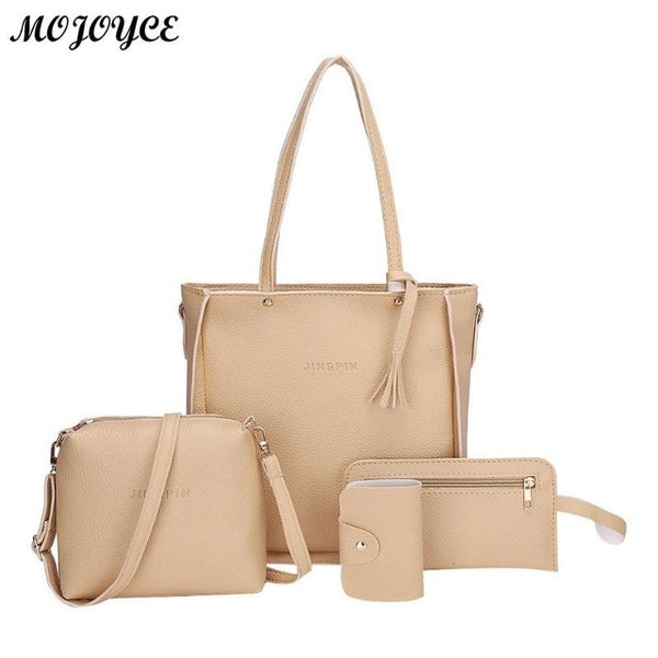 Leather Tassels Women Shouder Bag Tote