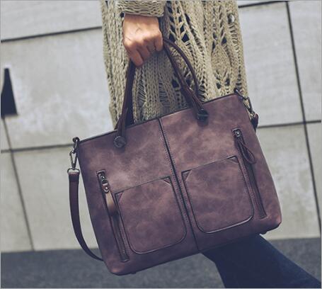 Vintage Tassel Design Leather Pu Handbag Bags